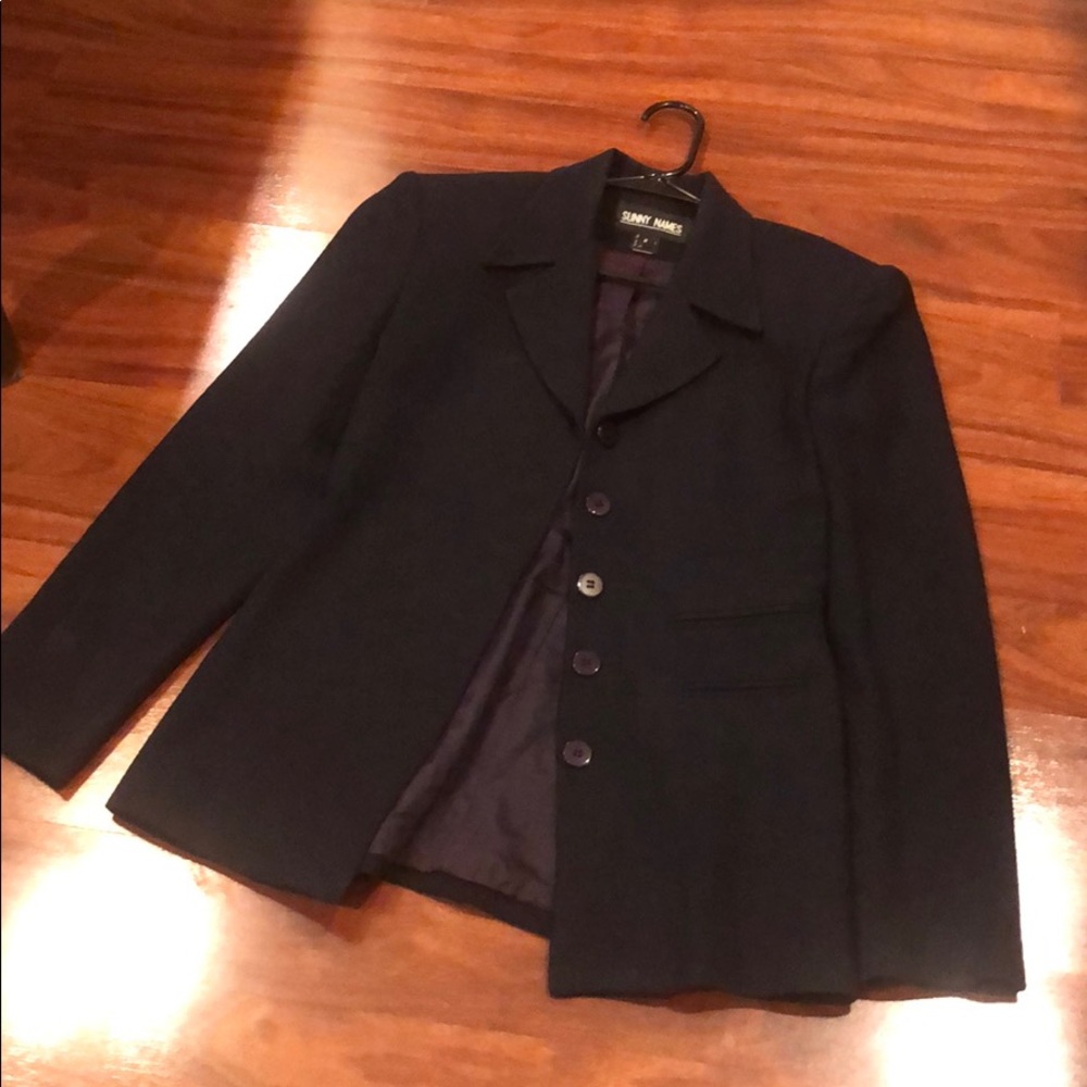 Vintage sunny names wool blazer